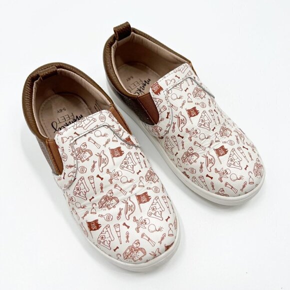 Monkey Feet Pirate Leather Shoes 5/6 Years - Picture 1 of 9